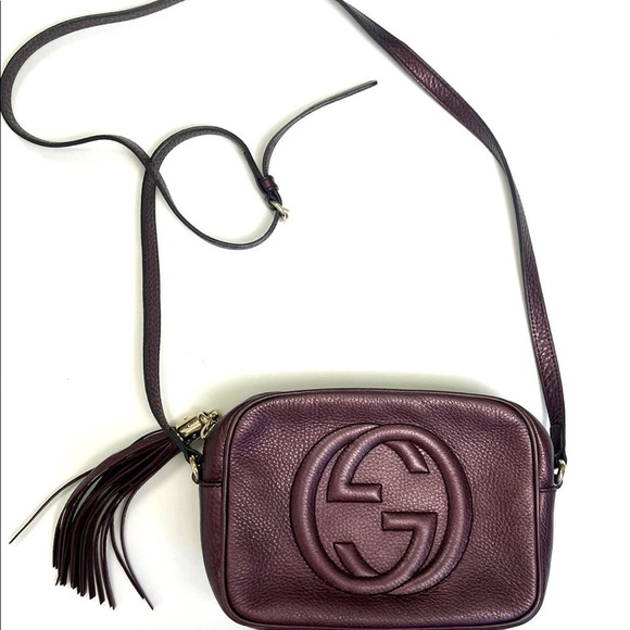 Gucci soho disco metallic purple